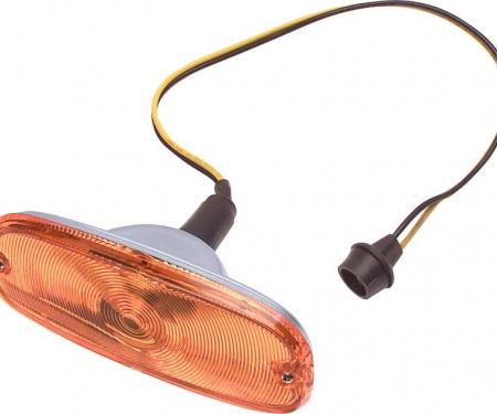 OER 1958-59 Chevrolet, GMC Truck, Park Lamp Assembly, With Amber Lens, Wiring and Socket CX1560