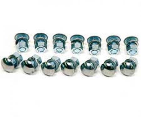 OER 1962-65 Chevy II / Nova, Bumper Bolt Set, Front And Rear, Stainless Steel, 42-Piece Set GM158