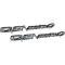 OER 1969-72 Chevrolet Pickup, Suburban,"Custom / 20" Front Fender Emblem Set, with Hardware, Pair 3953663