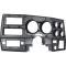 OER 1978-80 Chevy GMC Pickup, Blazer, Jimmy, Suburban, Dash Gauge Bezel, with AC, Brushed Aluminum 14236