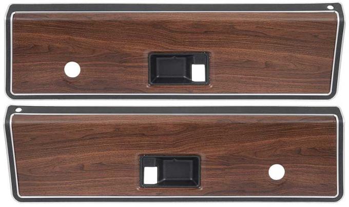 OER 1973-76 Chevy, GMC Pickup, Blazer, Jimmy, Suburban, Front Door Panel Woodgrain Trim, Large, Pair TL3117