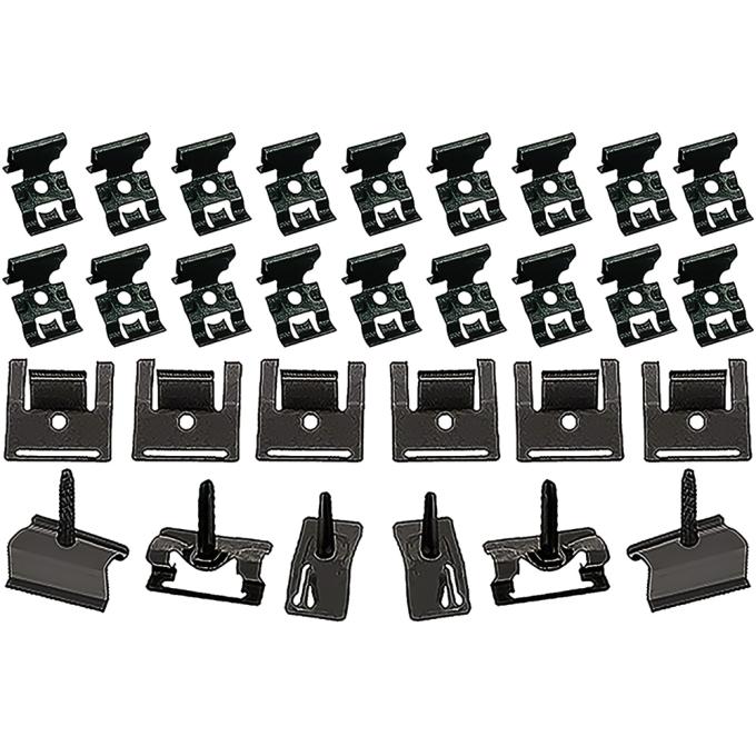 OER 1962-64 Impala, SS, Bel Air, Back Glass Molding Clip Set K143