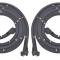 OER 1961-62 Buick, Cadillac, Chevrolet, Pontiac, Oldsmobile Full-Size, Door Frame Weatherstrip Seal, 2-Door Hardtop & Convertible, Pair K426
