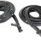 OER 1965-66 Buick, Cadillac, Chevy, Pontiac, Oldsmobile Full Size, Door Frame Weatherstrip Seals, 2 Door Hardtop & Convertible, Pair K452