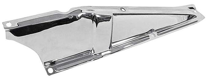 OER 1960-66 Chevy, GMC, Pickup, Suburban, Radiator Support Upper Tie Bar Baffle, Chrome, LH Driver Side 3765835C