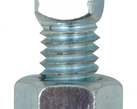 OER Zinc Plated Bumper Bolt With Stainless Steel Head - 7 /16"-14 X 1-1/4" Bolt With Hex Nut TF400727