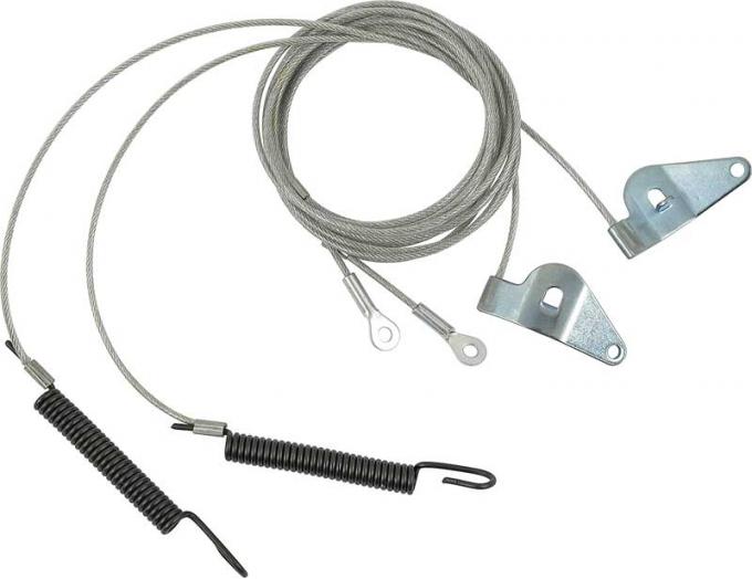 OER 1972-76 GM Full Size Convertible Top Hold Down Cables BW7276