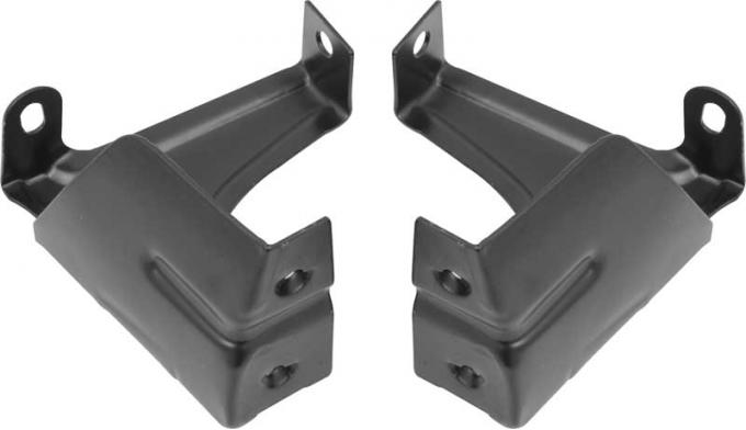 OER 1957 Chevy Bel Air, 150, 210, Nomad, Center Grill Bar Support Brackets, Pair TF400283