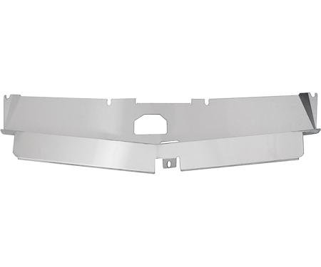 1983-88 Monte Carlo, Radiator Support to Grill Upper Filler Panel, Stainless Steel