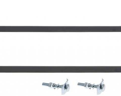 OER 1955-57 Chevrolet Coupe & Sedan - Fuel Tank Support Straps - EDP Coated Steel (Pair) FT3100A