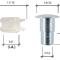 1955-64 Chevrolet, GM, Window Regulator Roller And Rivet, for 5/16" Hole