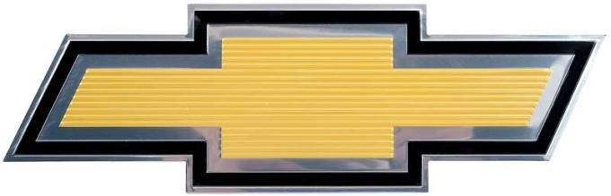 OER 1973-74 Chevrolet Truck and SUV, Bow Tie Grille Emblem, Gold, Silver and Black, Aluminum 153900