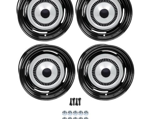 OER 1957 Chevrolet Factory Style 14" Steel Wheels, Dog Dish Style, 7" Wide, 4-3/4" Backspacing *881489
