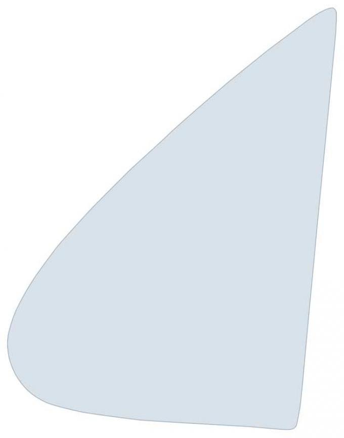 OER 1961-62 Impala / Full-Size 2/4-Dr Sedan/Wagon Vent Glass - LH/RH - Clear VG2340C