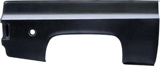 1976-78 K5 Blazer, Jimmy, Rear Bedside Panel, with Round Fuel Filler Hole, RH Passenger Side