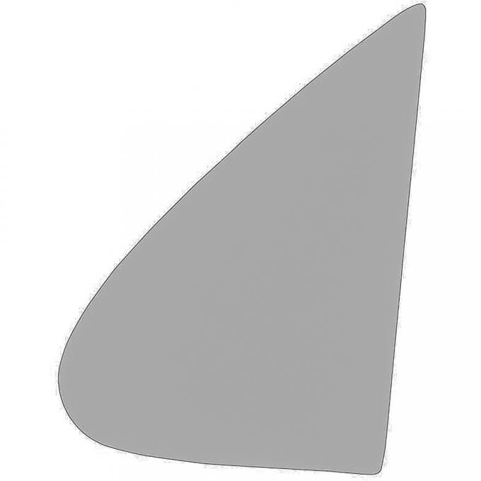 OER 1961-62 Impala, GM Full-Size, 2-Door / 4-Door Sedan / Station Wagon, Vent Glass, LH/RH, Custom Gray Tinted VG2340Y
