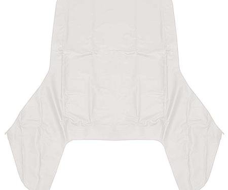 OER 1961-64 GM B-Body Convertible, Top Only, Use With Plastic Curtain, Vinyl, White CD1025121