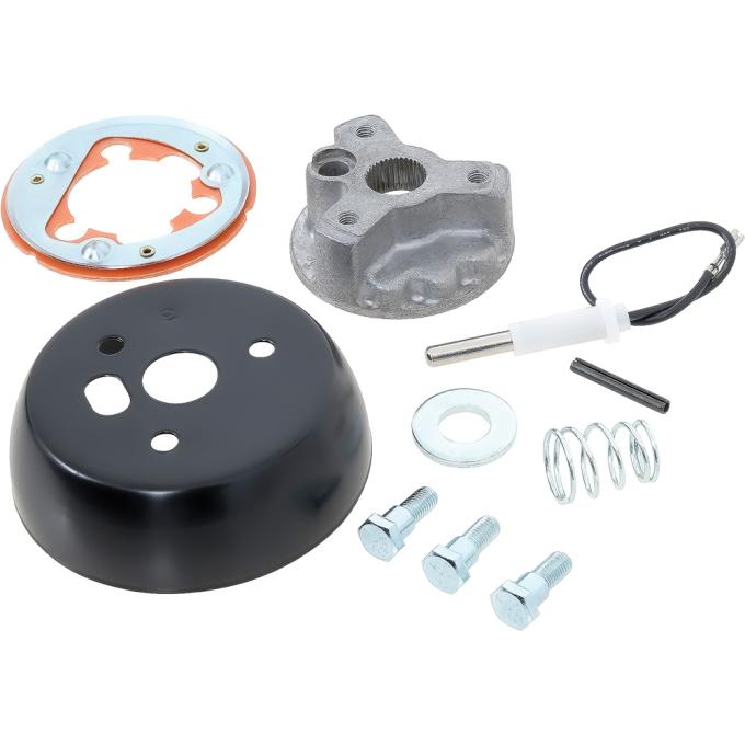 1964-66 Chevrolet Nova, Olds, Pontiac, 1966 Chevelle, 1967-68 Buick, Steering Wheel Adapter, 3-Bolt Style, For Classic Series Steering Wheels, Non-Tilt Column