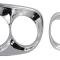 1958-59 Chevy GMC Pickup, Sedan Delivery, Headlamp Bezels, Chrome Plated RH & LH, Pair