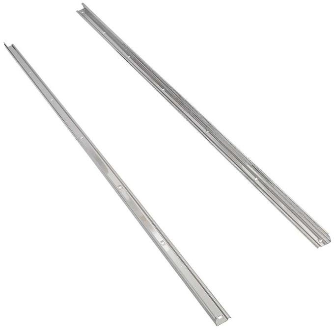 1947-53 Chevrolet, GMC, Bed Angle Strips, 1/2, 3/4 Ton, Short Bed, Stepside, Stainless, Polished