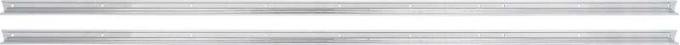 OER 1947-53 Chevrolet, GMC, Bed Angle Strips, Stepside, Long Bed, Stainless, Unpolished 110131