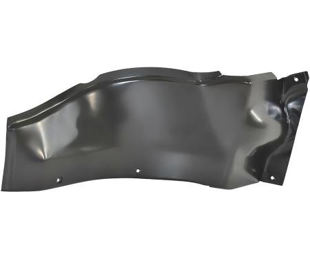 OER 1956-57 Chevrolet 150, 210, Bel Air, Nomad, Front Lower Curved Splash Shield, LH Driver Side TF400457