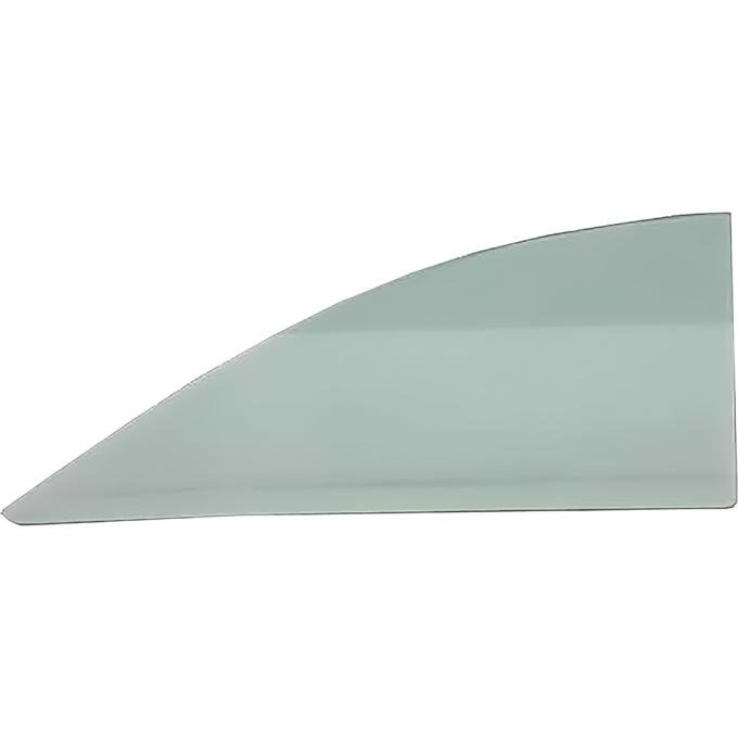 1961-62 Buick, Chevy, Pontiac, Oldsmobile, Rear Quarter Window Glass, 2 Door, Hardtop (Bubble Top), Light Green Tint, RH or LH, Each