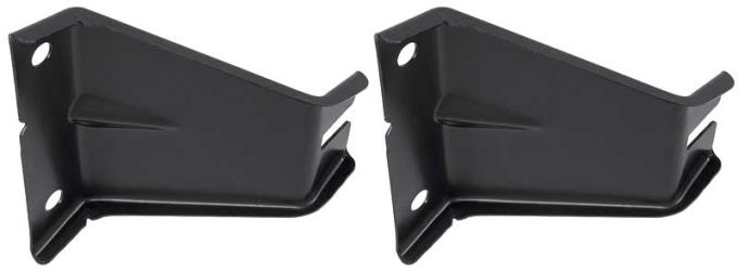 1973-74 Chevy Pickup, Blazer, Suburban, Grill Mounting Bracket Set, Outer, LH & RH Sides, Pair