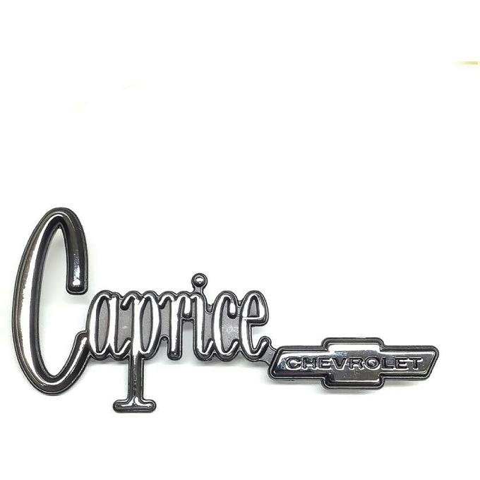 OER 1973-76 Chevrolet Caprice, Trunk, Decklid Emblem, "Caprice/CHEVROLET" Bowtie 9882650