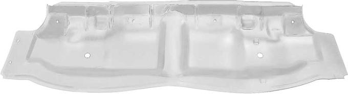 OER 1965-70 Impala, Bel Air, Biscayne, Caprice, Rear Seat Floor Pan, 2 Door, except Station Wagon, Silver Weld Thru Coated B1004W