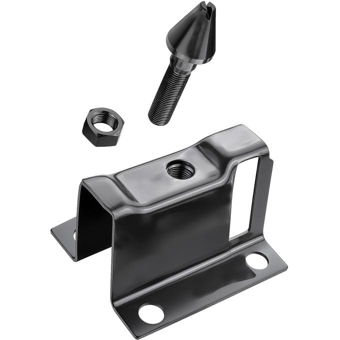OER 1964 Impala, Bel Air, Biscayne, Chevelle, Malibu, El Camino, Hood Latch Striker Catch Assembly, With Pilot Bolt 3839272