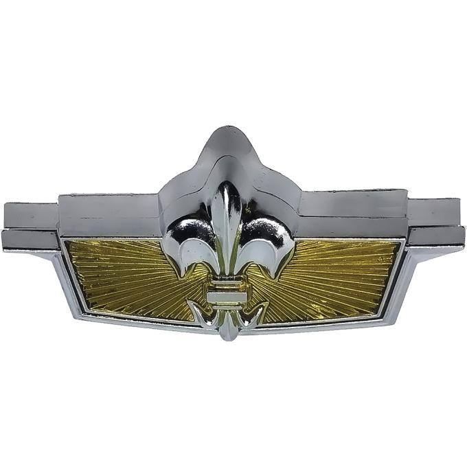 OER 1977-90 Chevrolet Impala, Caprice, Trunk Lock Cover, Fleur-de-lis Emblem, GM 20640496