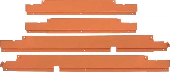 1955-57 Chevy Bel Air, 150, 210, Floor Wiring Covers, 4 Door Sedan / Station Wagon
