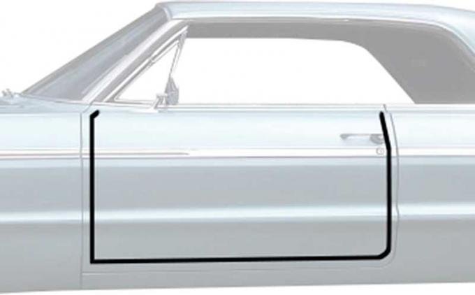 OER 1963-64 Impala / Full-Size 2-Door Hardtop / Convertible Door Frame Weatherstrips K457