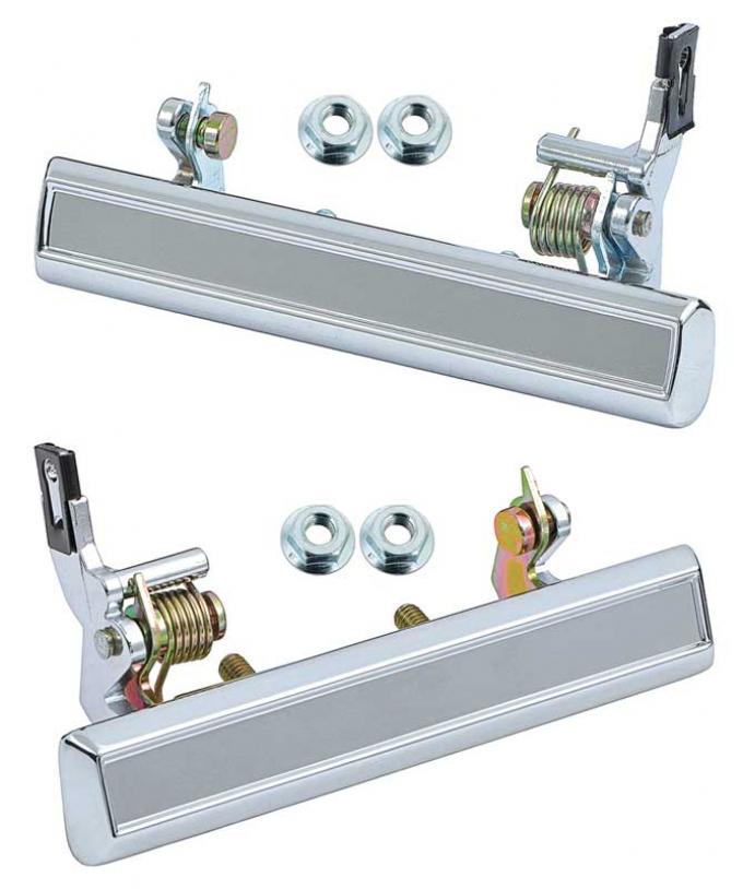 OER 1976-88 GM Models, Exterior Door Handle, Chrome, 5-5/8" Long, Pair *881406