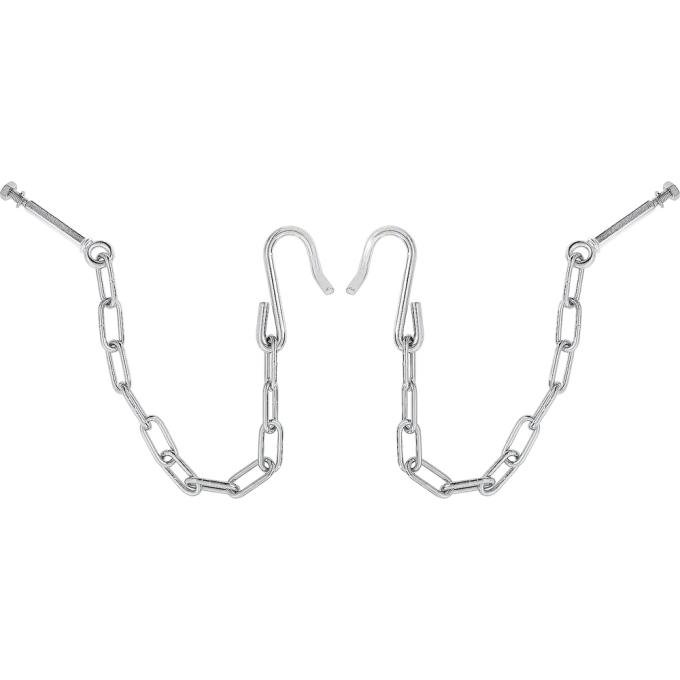1941-53 Chevrolet, GMC Stepside Pickup, Tailgate Chain Set, with Hardware, Chrome Plated