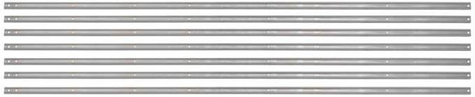 OER 1951-53 Chevrolet, GMC Truck, Bed Strip Set, Short Bed, Stepside, 7 Piece, Unpolished Stainless 150106