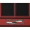 1955-57 Chevy Bel Air, 150, 210, Floor Mat Set, with "Chevrolet" Crest, Front and Rear, Red / Black / Beige, 4 Piece Set