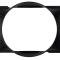 OER 1966-1968 Impala, Bel Air, Caprice, Radiator Fan Shroud, 8 Cyl. Small Block, with AC, HD Radiator 3903956