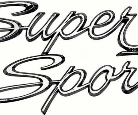 OER 1966-67 Chevy II / Nova "Super Sport" Quarter Panel Emblem 4227012
