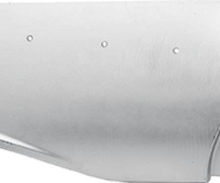 1957 Chevy Bel Air, 150, 210, Lower Rear Quarter Repair Panel, LH Drivers Side, Weld-Thru Coating