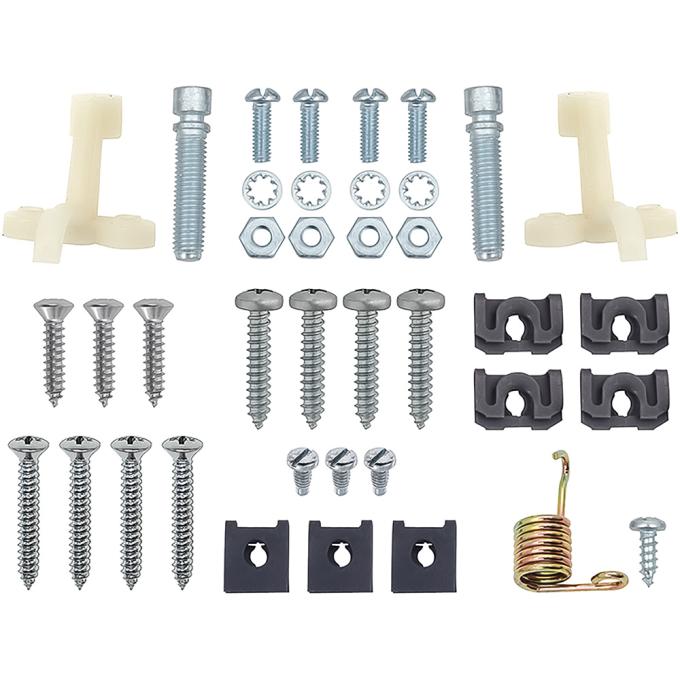 1955-57 Chevrolet 150, 210, Bel Air, Headlamp Adjuster Set, Headlamp Bucket Rebuild Kit