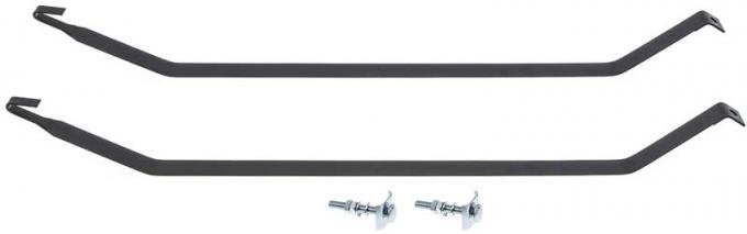OER 1955-57 Chevrolet Coupe & Sedan - Fuel Tank Support Straps - EDP Coated Steel (Pair) FT3100A