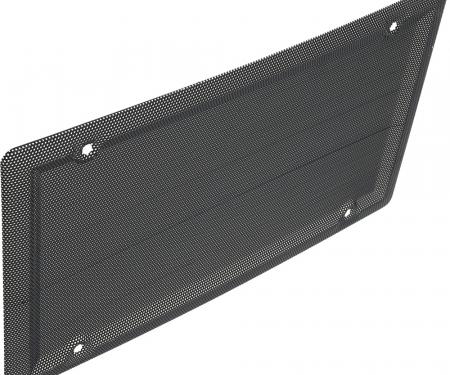 OER 1967-69 Camaro, Firebird, 1966-69 Chevrolet full size, 1966-69 Corvair, Rear Speaker Grill, Metal Reproduction, 5 1/2" x 9 1/2" 7295996