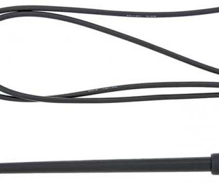 OER 1973-91 Chevy, GMC Truck, Rubber Antenna Mast and Cable Assembly, Fender Mounted T70468