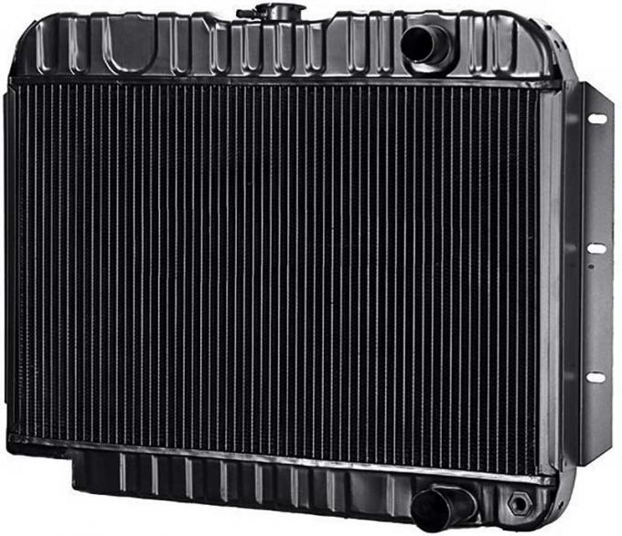 OER 1961-63 Impala/Full-Size 409 V8 Eng W/ MT - Radiator Notched 4-Row W/ Brass/Copper Core CRD1094S