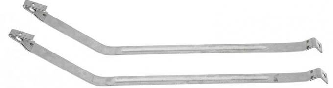 OER 1962-67 Chevy II & Nova - Fuel Tank Mounting Straps - Stainless Steel FT2100B