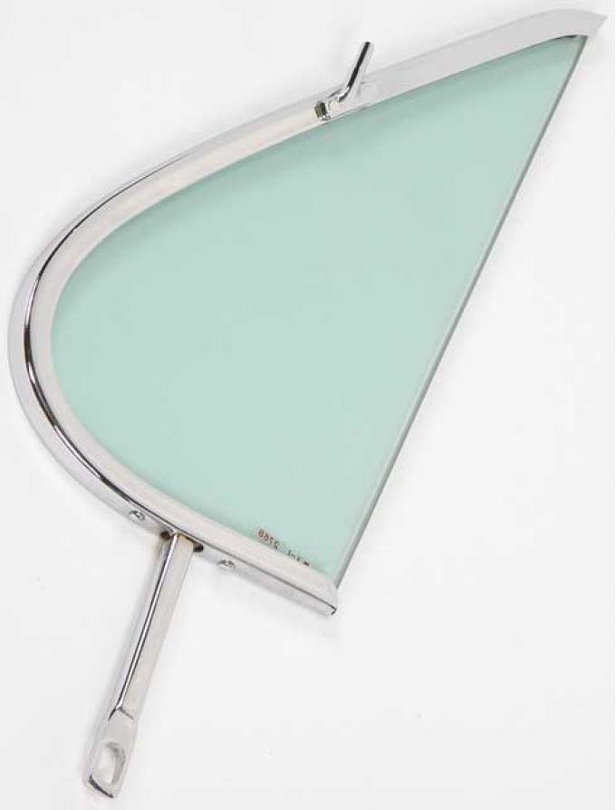 OER 1961 Impala, 1961-62 Bel Air 2 Door Bubble Top Vent Assembly With Tinted Glass, LH A1648