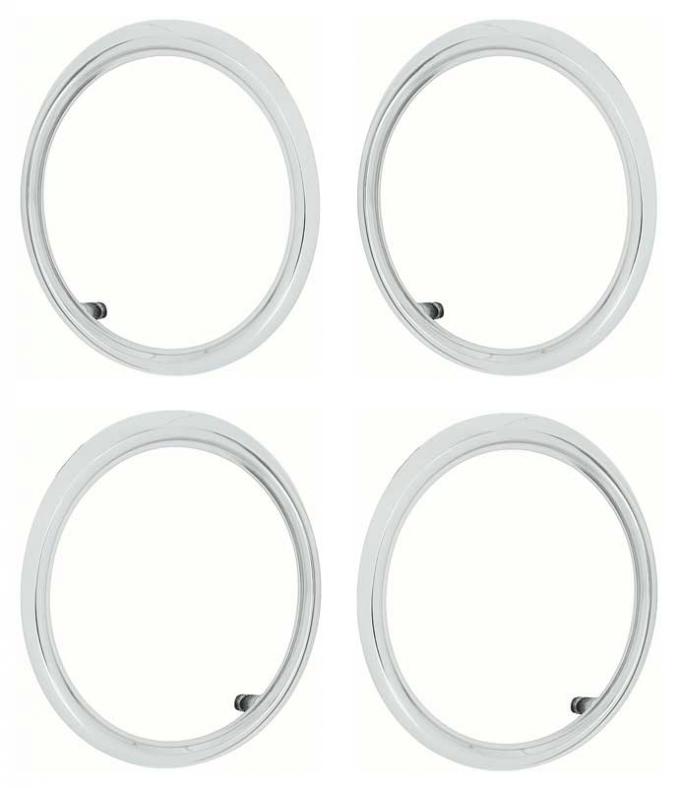 OER 1965 Bel Air / Biscayne Tail Lamp and Back-up Lamp Bezels Set *881299