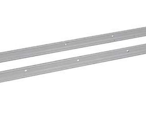 OER 1960-66 Chevrolet, GMC, Bed Angle Strips, 1/2, 3/4 Ton, Short Bed, Stepside, Stainless, Polished 110115